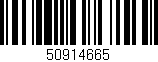 Código de barras (EAN, GTIN, SKU, ISBN): '50914665'