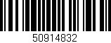 Código de barras (EAN, GTIN, SKU, ISBN): '50914832'