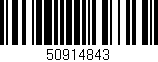 Código de barras (EAN, GTIN, SKU, ISBN): '50914843'