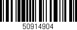 Código de barras (EAN, GTIN, SKU, ISBN): '50914904'