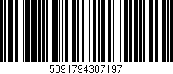 Código de barras (EAN, GTIN, SKU, ISBN): '5091794307197'