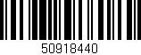 Código de barras (EAN, GTIN, SKU, ISBN): '50918440'