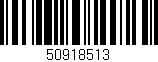 Código de barras (EAN, GTIN, SKU, ISBN): '50918513'