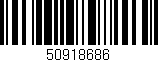 Código de barras (EAN, GTIN, SKU, ISBN): '50918686'