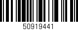 Código de barras (EAN, GTIN, SKU, ISBN): '50919441'