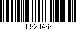 Código de barras (EAN, GTIN, SKU, ISBN): '50920466'