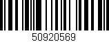 Código de barras (EAN, GTIN, SKU, ISBN): '50920569'