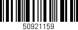 Código de barras (EAN, GTIN, SKU, ISBN): '50921159'