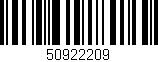 Código de barras (EAN, GTIN, SKU, ISBN): '50922209'