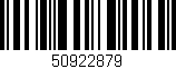 Código de barras (EAN, GTIN, SKU, ISBN): '50922879'