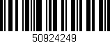 Código de barras (EAN, GTIN, SKU, ISBN): '50924249'