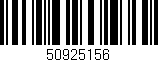 Código de barras (EAN, GTIN, SKU, ISBN): '50925156'
