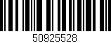 Código de barras (EAN, GTIN, SKU, ISBN): '50925528'