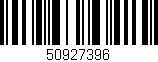 Código de barras (EAN, GTIN, SKU, ISBN): '50927396'