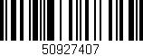 Código de barras (EAN, GTIN, SKU, ISBN): '50927407'