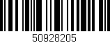 Código de barras (EAN, GTIN, SKU, ISBN): '50928205'
