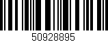 Código de barras (EAN, GTIN, SKU, ISBN): '50928895'