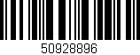 Código de barras (EAN, GTIN, SKU, ISBN): '50928896'