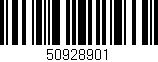 Código de barras (EAN, GTIN, SKU, ISBN): '50928901'