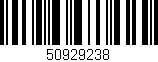 Código de barras (EAN, GTIN, SKU, ISBN): '50929238'