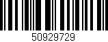 Código de barras (EAN, GTIN, SKU, ISBN): '50929729'