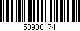 Código de barras (EAN, GTIN, SKU, ISBN): '50930174'