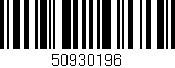 Código de barras (EAN, GTIN, SKU, ISBN): '50930196'