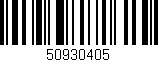 Código de barras (EAN, GTIN, SKU, ISBN): '50930405'