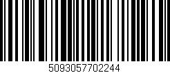 Código de barras (EAN, GTIN, SKU, ISBN): '5093057702244'