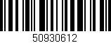 Código de barras (EAN, GTIN, SKU, ISBN): '50930612'