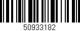Código de barras (EAN, GTIN, SKU, ISBN): '50933182'