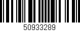 Código de barras (EAN, GTIN, SKU, ISBN): '50933289'