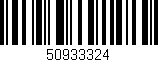 Código de barras (EAN, GTIN, SKU, ISBN): '50933324'