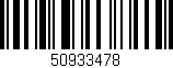 Código de barras (EAN, GTIN, SKU, ISBN): '50933478'