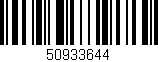 Código de barras (EAN, GTIN, SKU, ISBN): '50933644'
