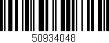Código de barras (EAN, GTIN, SKU, ISBN): '50934048'