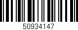 Código de barras (EAN, GTIN, SKU, ISBN): '50934147'
