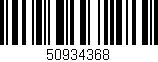 Código de barras (EAN, GTIN, SKU, ISBN): '50934368'
