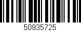 Código de barras (EAN, GTIN, SKU, ISBN): '50935725'