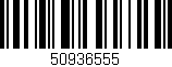 Código de barras (EAN, GTIN, SKU, ISBN): '50936555'