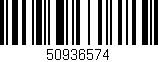 Código de barras (EAN, GTIN, SKU, ISBN): '50936574'