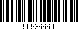 Código de barras (EAN, GTIN, SKU, ISBN): '50936660'