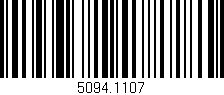 Código de barras (EAN, GTIN, SKU, ISBN): '5094.1107'