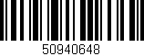 Código de barras (EAN, GTIN, SKU, ISBN): '50940648'