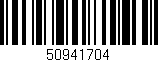 Código de barras (EAN, GTIN, SKU, ISBN): '50941704'