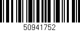 Código de barras (EAN, GTIN, SKU, ISBN): '50941752'