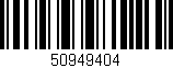 Código de barras (EAN, GTIN, SKU, ISBN): '50949404'