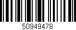 Código de barras (EAN, GTIN, SKU, ISBN): '50949478'