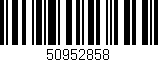 Código de barras (EAN, GTIN, SKU, ISBN): '50952858'