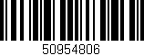 Código de barras (EAN, GTIN, SKU, ISBN): '50954806'
